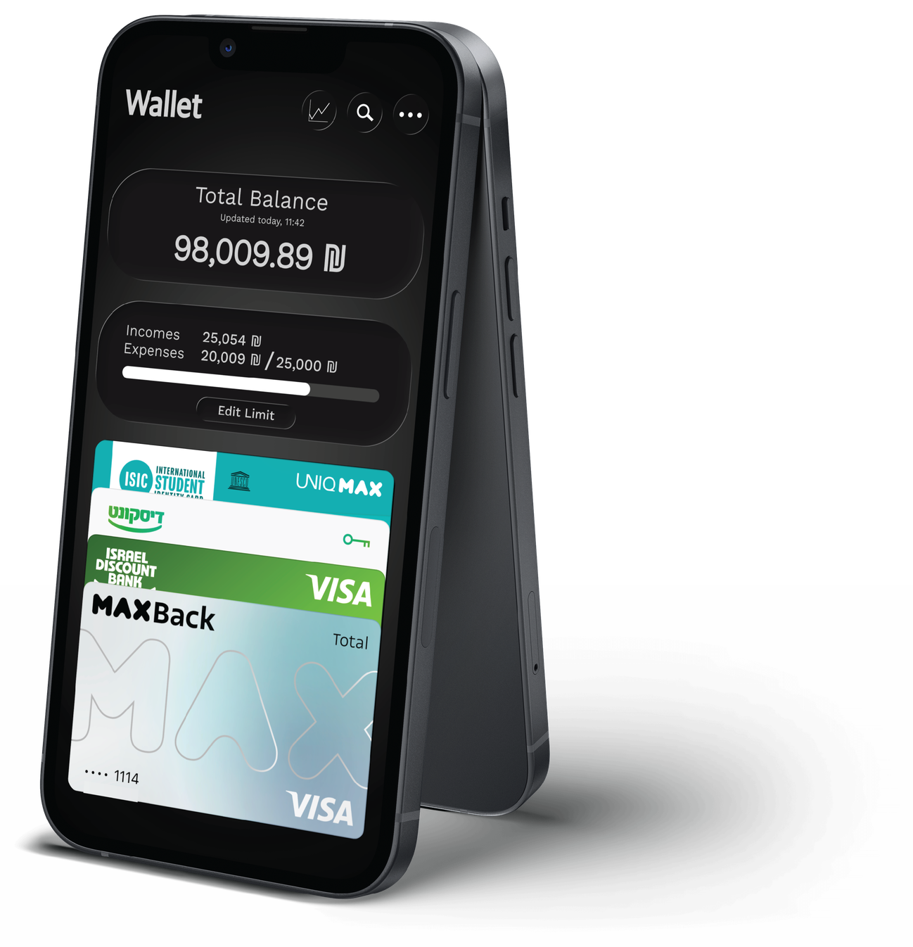 Wallet app UI